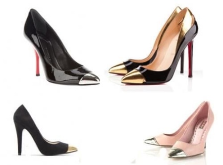 Металеві туфлі (40 фото): з чим носити моделі кольору металік і з металізованим носком