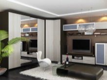 Модульні шафи для вітальні (40 фото): як вибрати сучасний гарнітур в зал з кутовим шафою? Ідеї дизайну вітальні з модульними шафами