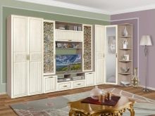 Модульні шафи для вітальні (40 фото): як вибрати сучасний гарнітур в зал з кутовим шафою? Ідеї дизайну вітальні з модульними шафами