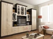 Модульні шафи для вітальні (40 фото): як вибрати сучасний гарнітур в зал з кутовим шафою? Ідеї дизайну вітальні з модульними шафами