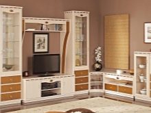 Модульна кутова меблі для вітальні: модулі з шафою і набором в сучасному і іншому стилі, вибір гарнітурів