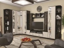 Модульна кутова меблі для вітальні: модулі з шафою і набором в сучасному і іншому стилі, вибір гарнітурів
