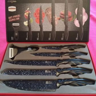 Набір ножів Millerhaus: особливості наборів кухонних ножів. Поради щодо вибору