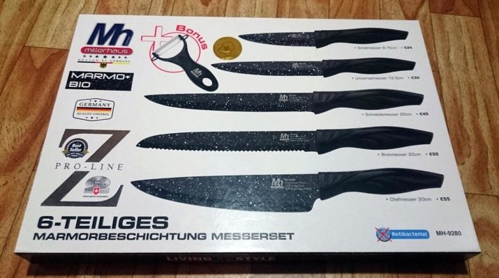 Набір ножів Millerhaus: особливості наборів кухонних ножів. Поради щодо вибору