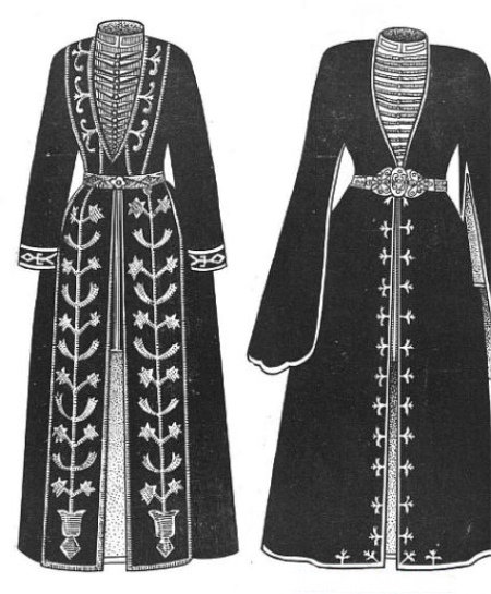 Національний костюм осетин (46 фото): жіночий і чоловічий весільний осетинський наряд