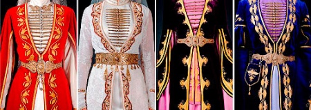 Національний костюм осетин (46 фото): жіночий і чоловічий весільний осетинський наряд