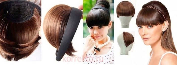 Накладна чубчик: огляд накладних чілок з натуральних і штучних волосся на заколках