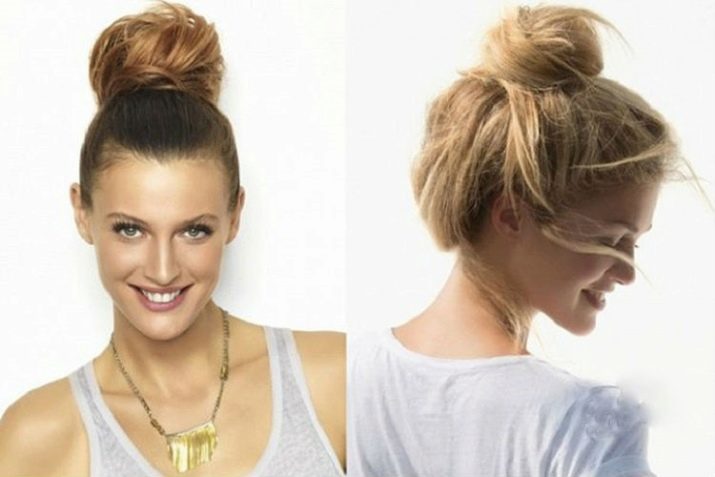 Недбалий пучок (32 фото): як зробити на голові сучасний недбалий пучок? Варіанти зачіски на середні, довгі і короткі волосся