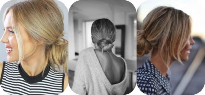 Недбалий пучок (32 фото): як зробити на голові сучасний недбалий пучок? Варіанти зачіски на середні, довгі і короткі волосся