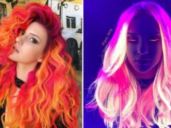 Неонова фарба для волосся: як вибрати фарбу, що світиться у темряві? Плюси і мінуси флуоресцентної фарби