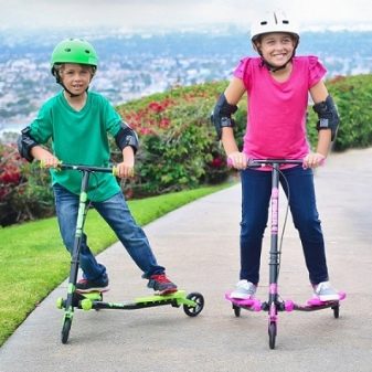 Інерційні самокати: вибір розсувного самоката-жаби з двома платформами. Огляд моделей самокатів-ножиць