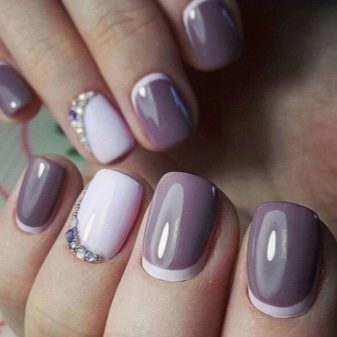 Неяскравий манікюр (49 фото): звичайний дизайн нігтів