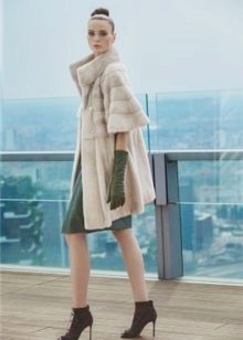 Норкове манто (49 фото): з чим носити манто з норки