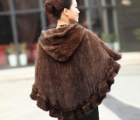 Норкове манто (49 фото): з чим носити манто з норки