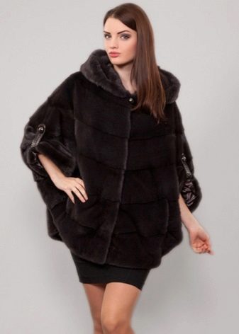 Норкове манто (49 фото): з чим носити манто з норки