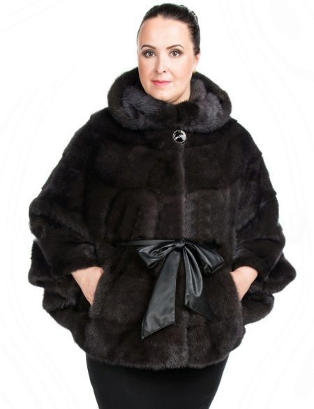 Норкове манто (49 фото): з чим носити манто з норки