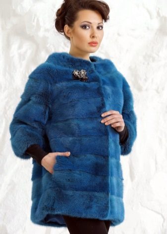 Норкове манто (49 фото): з чим носити манто з норки
