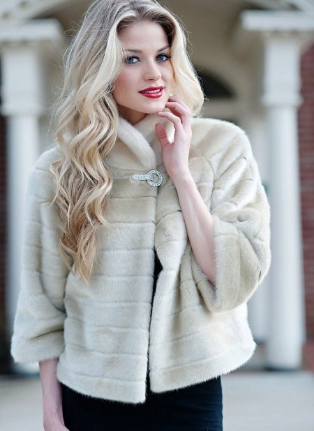 Норкове манто (49 фото): з чим носити манто з норки