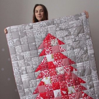 Новорічний печворк: ідеї та схеми серветок, чобітка, панно з тканини в стилі печворк, майстер-клас виробів з клаптикового шиття