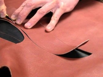 Ножі для шкіри (16 фото): кушнірські і шорні, поворотні та дискові, мездрильные, вирубні та інші види ножів для шкіри