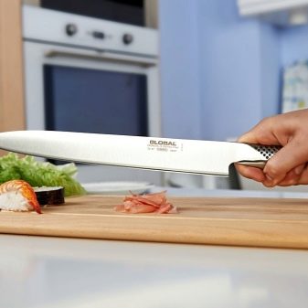 Ножі Global: вибір кухонного набору, опис японських кухарських шеф-ножів і інших моделей