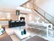 Інтер’єр кухні-їдальні в приватному будинку (59 фото: класичний дизайн і планування кухні великої, поєднаної з їдальнею