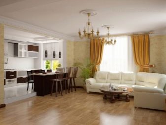 Інтер’єр кухні-їдальні в приватному будинку (59 фото: класичний дизайн і планування кухні великої, поєднаної з їдальнею