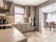 Інтер’єр кухні-їдальні в приватному будинку (59 фото: класичний дизайн і планування кухні великої, поєднаної з їдальнею