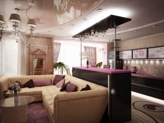 Інтер’єр кухні-їдальні в приватному будинку (59 фото: класичний дизайн і планування кухні великої, поєднаної з їдальнею