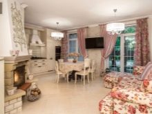 Інтер’єр кухні-їдальні в приватному будинку (59 фото: класичний дизайн і планування кухні великої, поєднаної з їдальнею