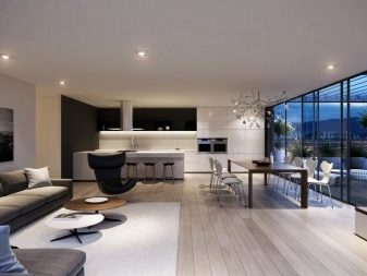 Інтер’єр кухні-їдальні в приватному будинку (59 фото: класичний дизайн і планування кухні великої, поєднаної з їдальнею