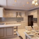 Інтер’єр кухні-їдальні в приватному будинку (59 фото: класичний дизайн і планування кухні великої, поєднаної з їдальнею