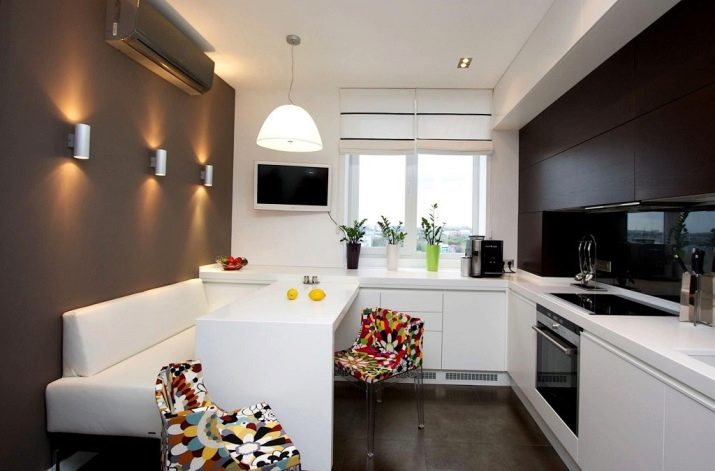 Інтер’єр кухні 9 кв. м в сучасному стилі (52 фото): особливості дизайну, цікаві ідеї