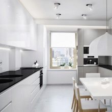Інтер’єр кухні 9 кв. м в сучасному стилі (52 фото): особливості дизайну, цікаві ідеї