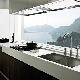 Інтер’єр кухні 9 кв. м в сучасному стилі (52 фото): особливості дизайну, цікаві ідеї