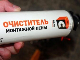 Очищувач монтажної піни (26 фото): чим розчинити засохлу піну, склад розчинника