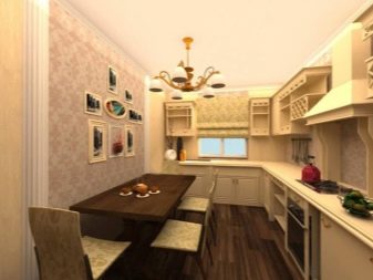 Оформлення стіни біля столу на кухні (71 фото): як оформити простір над обіднім кухонним столом? Дизайн навісних полиць, варіанти декору з картинами
