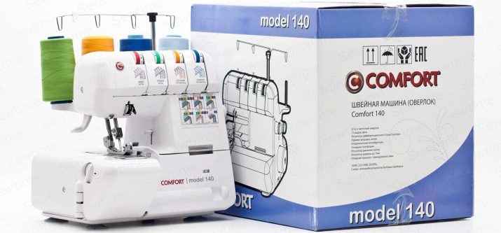 Оверлок Comfort: характеристики та комплектація моделей 140 і 150. Як зробити плоский шов?