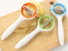 Овочечистки (39 фото): ручні ножі для чищення овочів і електричні побутові овочечистки, особливості моделей Borner, Victorinox та інших виробників