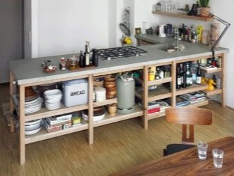 Підлоговий, стоїть окремо, кухонний шафа (30 фото): поради з вибору шафи для кухні