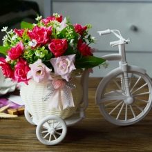 Підставка-велосипед для квітів: ковані моделі і велосипед-кашпо, підлогова декоративна квіткарка, дерев’яні та інші квіткові підставки-велосипеди