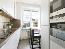 Паралельна кухня (42 фото): дизайн дворядної кухні, сучасна двостороння планування