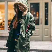 Парку Alpha Industries (37 фото): жіночі моделі від Альфа Індастріз