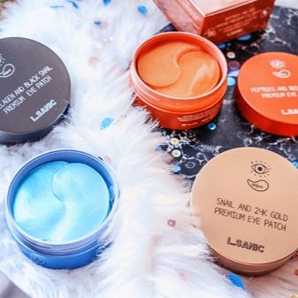 Патчі L. Sanic: гідрогелеві патчі для очей Herbal Blue Agave, з гіалуронової кислотою та інші. Відгуки