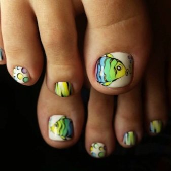 Педикюр на море (62 фото): як зробити гарний пляжний педикюр в одному стилі? Ідеї дизайну у відпустку