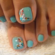 Педикюр на море (62 фото): як зробити гарний пляжний педикюр в одному стилі? Ідеї дизайну у відпустку