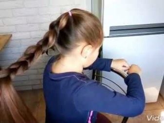 Плетіння кіс дівчаткам з середньою довжиною волосся (43 фото): способи та схеми плетіння кісок. Як зробити красиву зачіску дитині в садок і в школу своїми руками?
