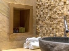 Плитка під камінь для ванної: імітація натурального каменю в інтер’єрі, дизайн ванної кімнати з керамічної кам’яною плиткою