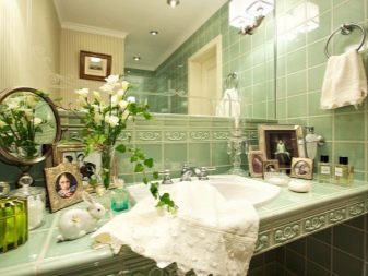 Плитка в стилі прованс для ванної: плитка з квітами і інші варіанти дизайну плитки в стилі прованс для ванної кімнати