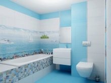 Плитка з морською тематикою для ванної: види плитки в морському стилі для ванної кімнати. Плюси і мінуси морської теми. Дизайн плитки з малюнками моря